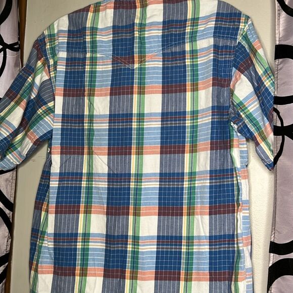 Wrangler, western style, short sleeve button-down shirt - Picture 8 of 8